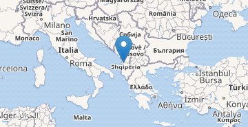 Карта Albania