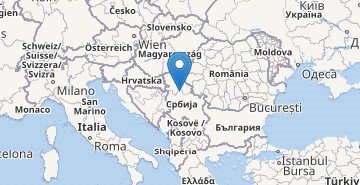 Žemėlapis Serbia