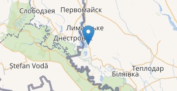 Mapa Gradenytsi (Bilyaivskiy r-n)