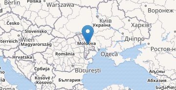 Zemljevid Moldova