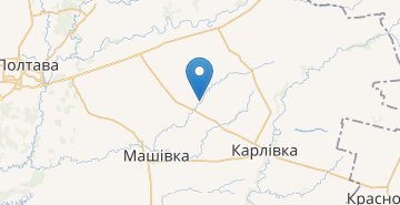 Mapa Koshmainvka (Mashivskiy r-n)