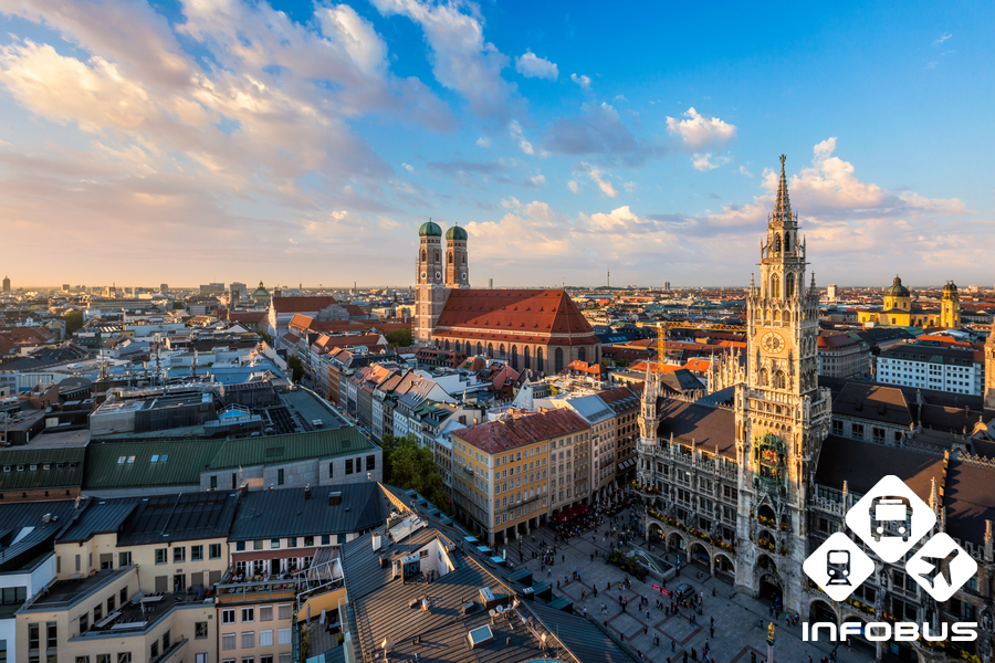 Panoramic view of Munich