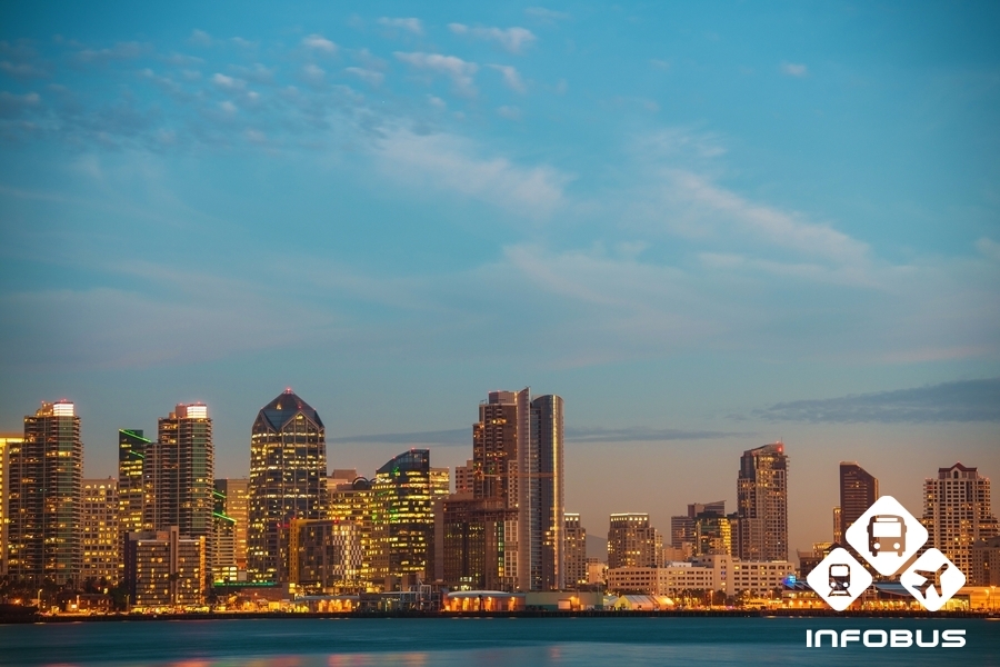 San Diego, CA. November skyline 