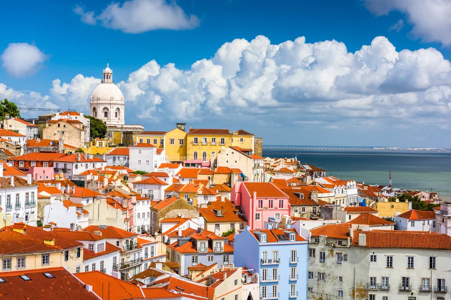 Cityscape of Lisbon, Portugal.