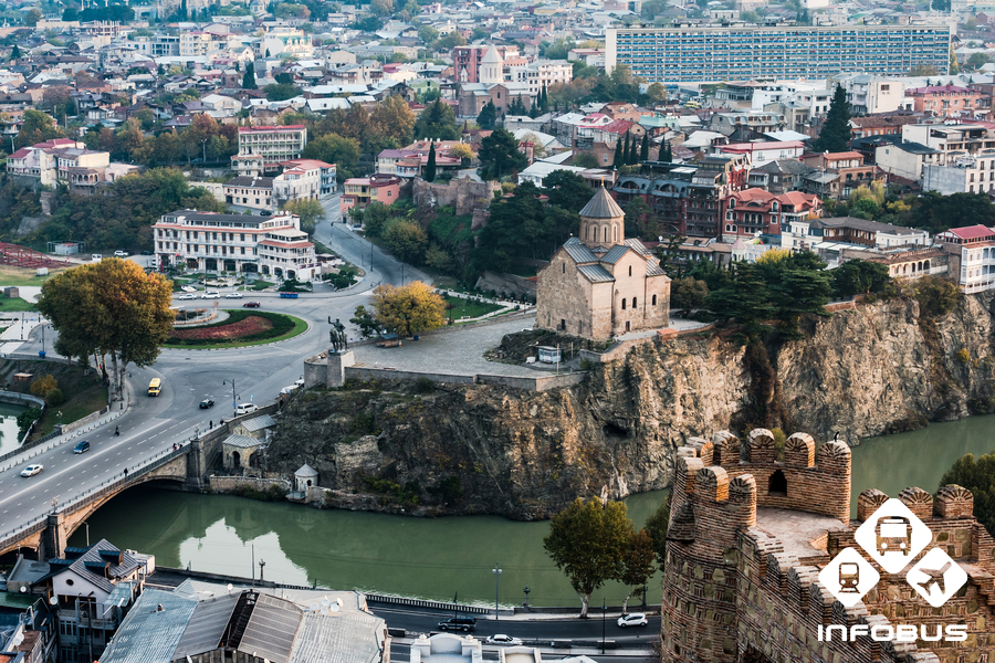 Panoramic view of Tbilisi