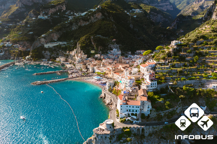 The stunning Amalfi Coast