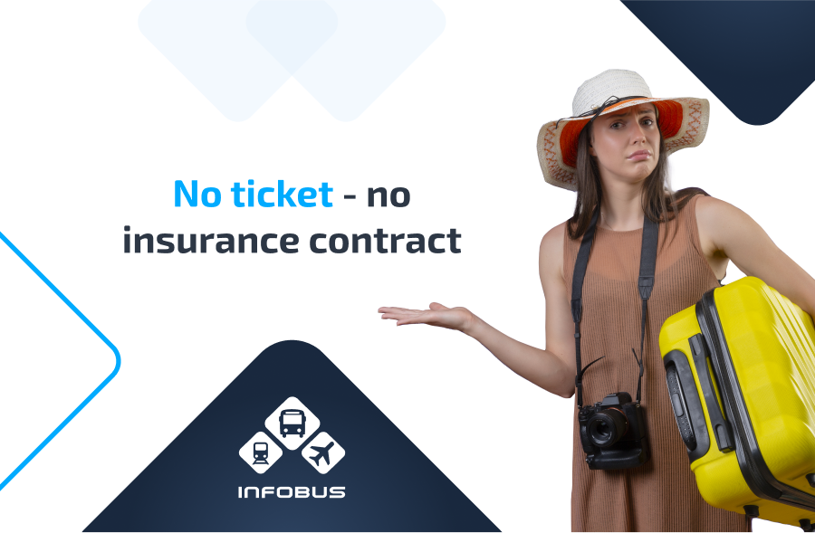 No ticket - no insurance contract