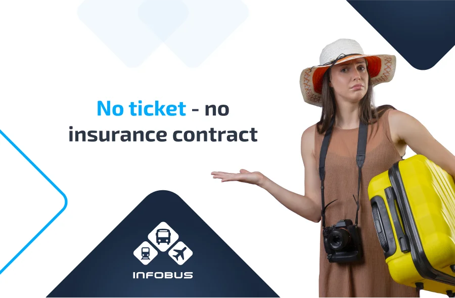 No ticket - no insurance contract