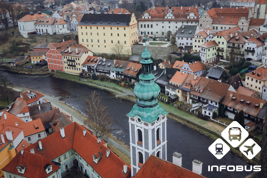 Beautiful view of Český Krumlov