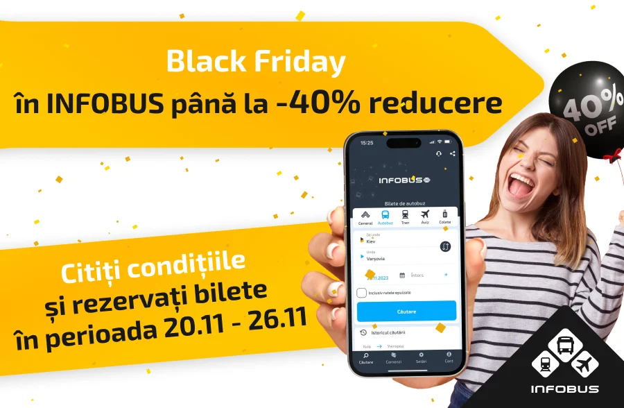 Black Friday la INFOBUS până la -40% off