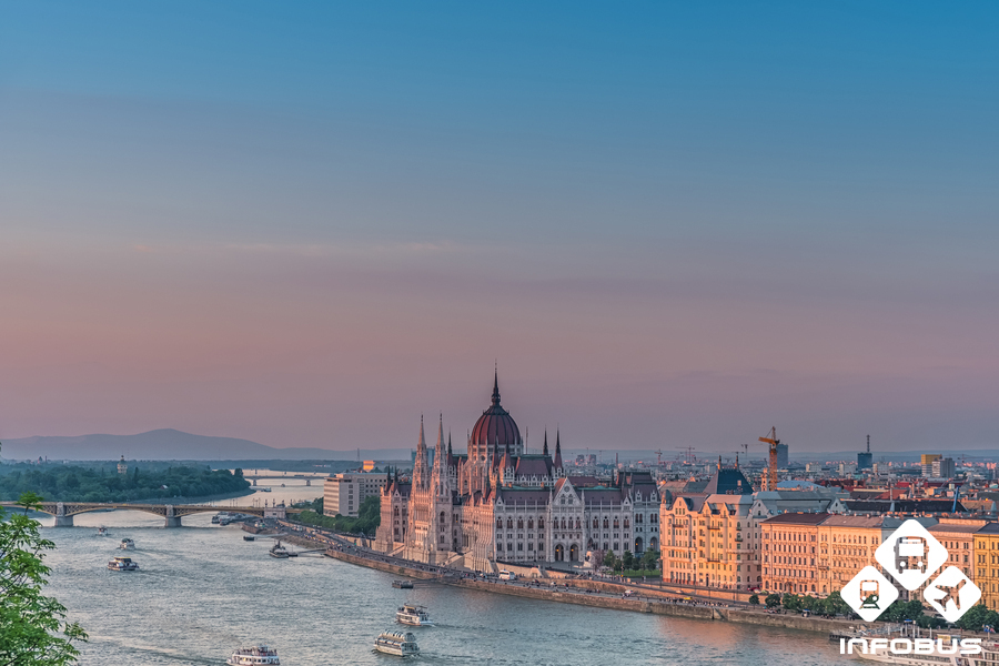 Panoramic view of Budapest 