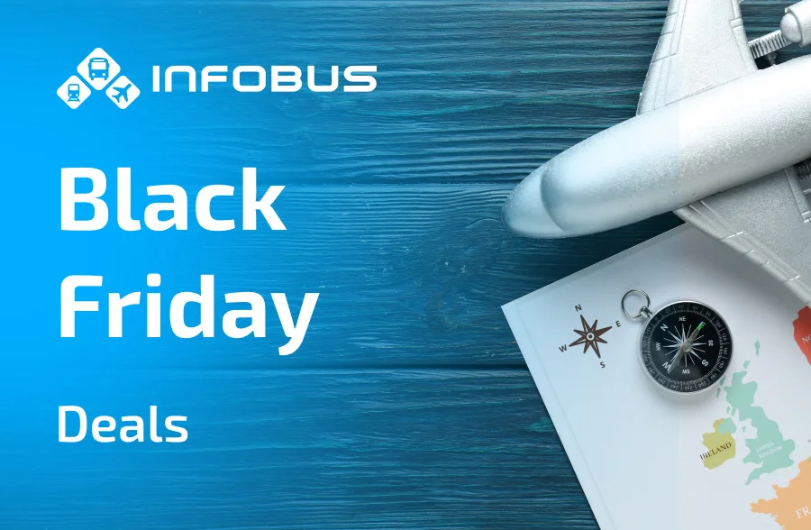 INFOBUS Black Friday 2025: Ofertas y códigos de billetes de autobús