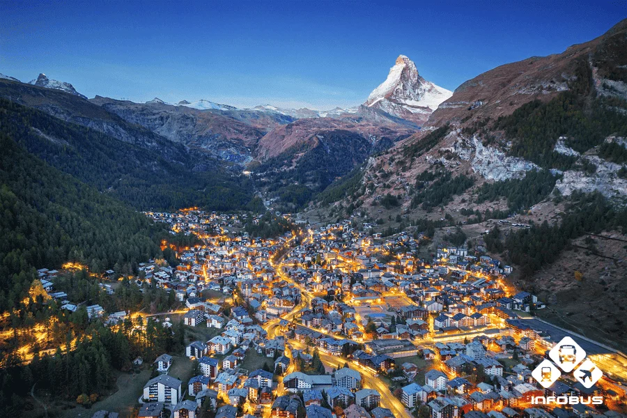 Zermatt ski resort, Switzerland 