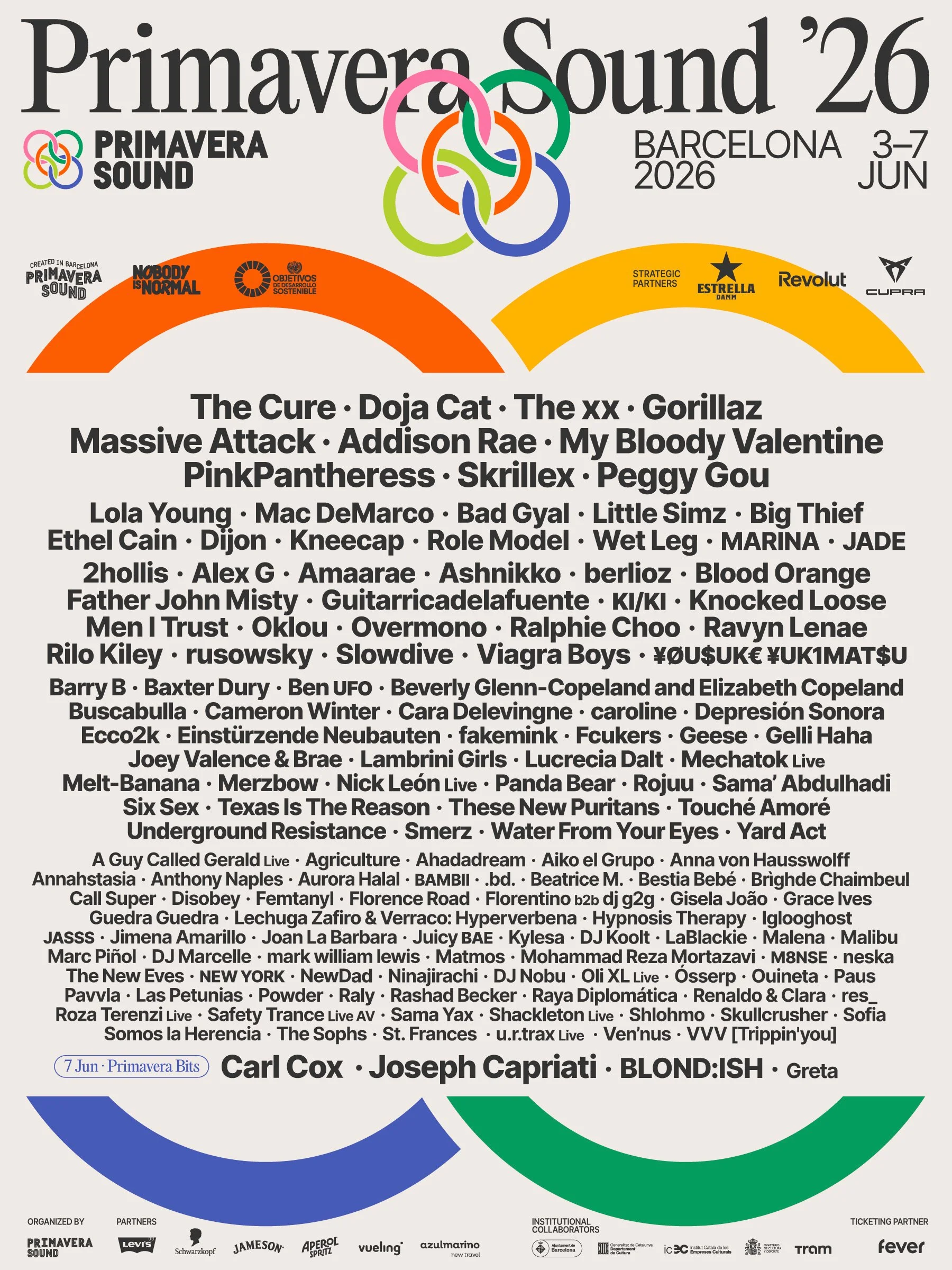 Primavera 2026 Lineup