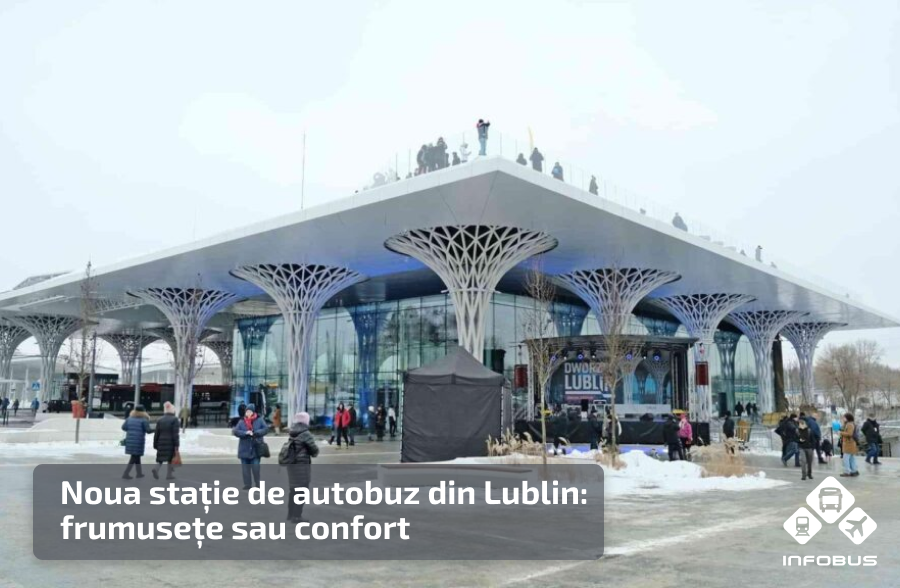Noua stație de autobuz din Lublin: frumusețe sau confort