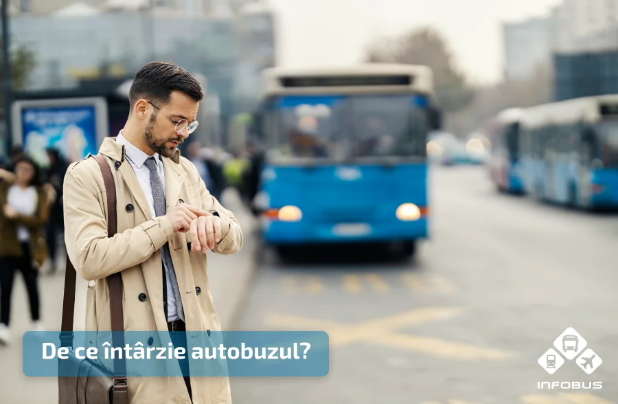 De ce întârzie autobuzul?