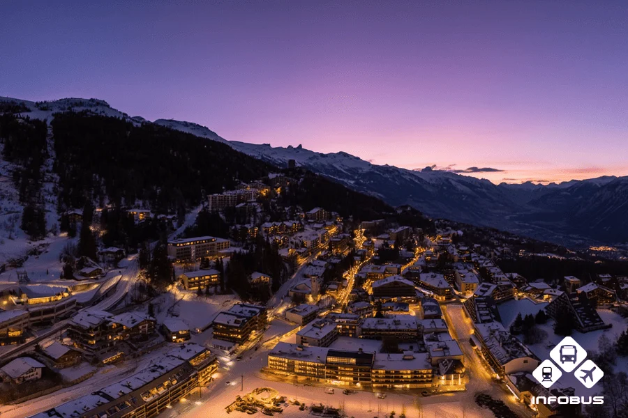 Crans-Montana ski resort, Switzerland 