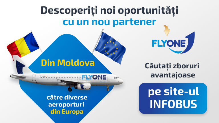Parteneriat între INFOBUS și FLYONE