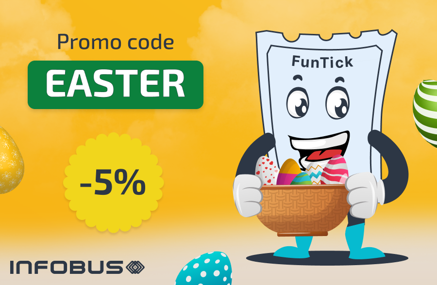 Visit your family for Easter: INFOBUS gives you a discount with a promo code