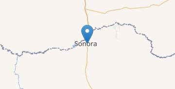 Карта Сонора