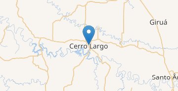 Kaart Cerro Largo