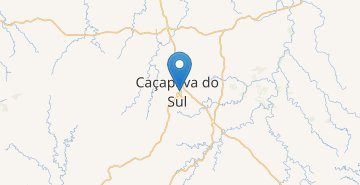 Карта Касапава-ду-Сул