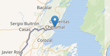 Zemljevid Chetumal