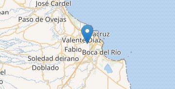 Map Veracruz airport