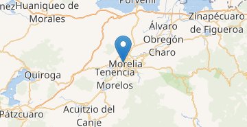Kaart Morelia