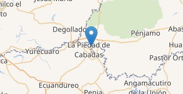 Žemėlapis Santa Ana Pacueco