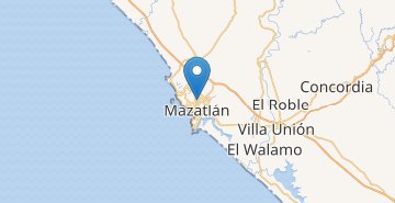 Žemėlapis Mazatlán