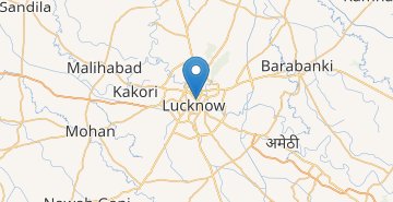 Mapa Lucknow