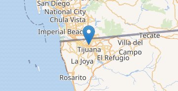 Žemėlapis Tijuana