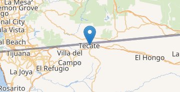 Map Tecate