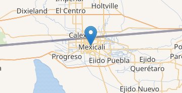 Žemėlapis Mexicali