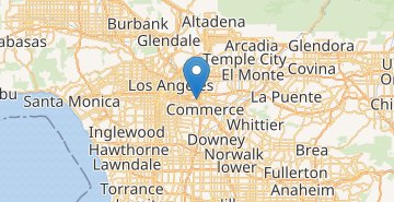 Karte Los Angeles