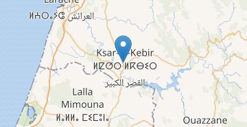 Zemljevid Ksar el-Kebir