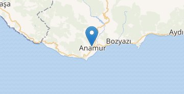 地図 Anamur