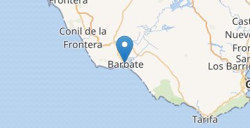 Zemljevid Barbate
