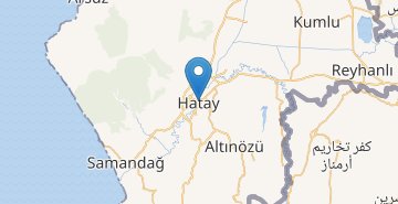 Mapa Hatay