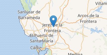 Zemljevid Jerez de la Frontera