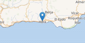 Karte Adra