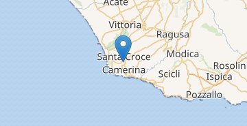 Žemėlapis Santa Croce Camerina