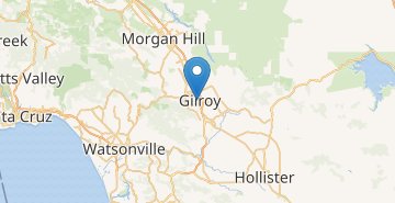 Map Gilroy