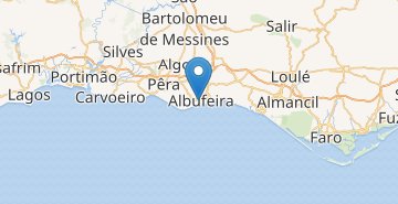 Kaart Albufeira