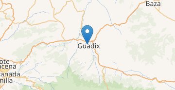 Zemljevid Guadix