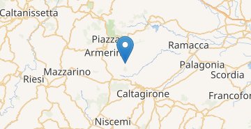 地図 Mirabella Imbaccari