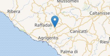 Карта Stazione di Aragona - Caldare