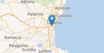 Zemljevid Catania airport