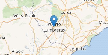 Kaart Puerto Lumbreras